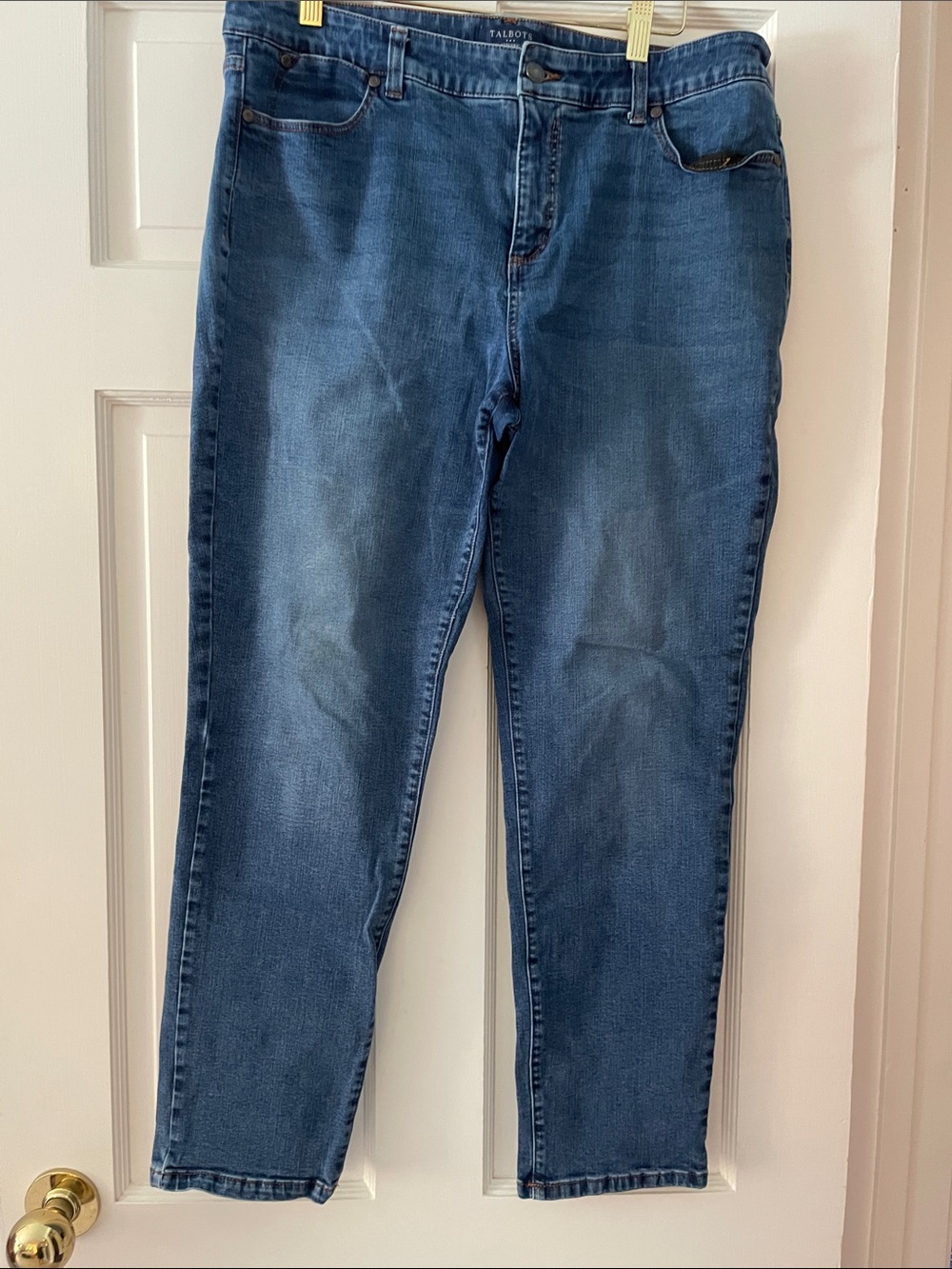 Talbots Blue Slim Straight Jeans